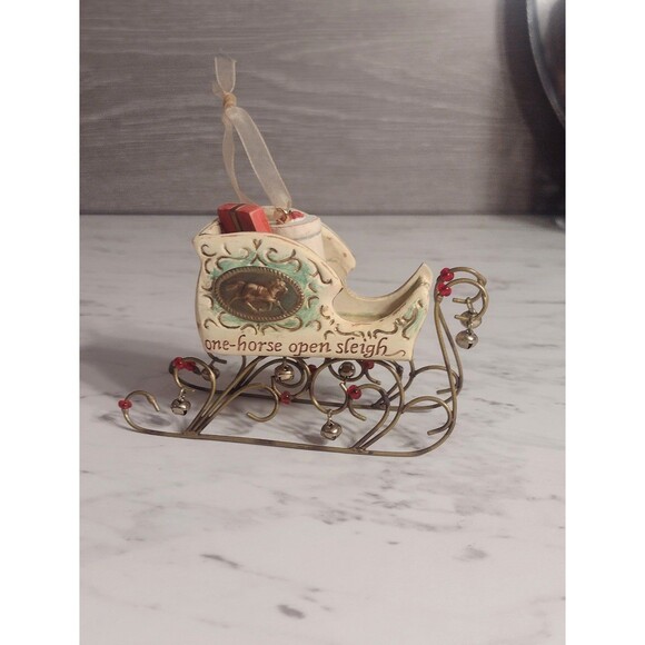 Hallmark Keepsake Ornament Sleigh Yuletide Harmony Collection Jingle Bells 2006 - Picture 2 of 5